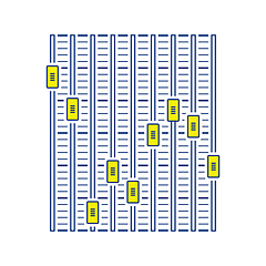 Image showing Music equalizer icon