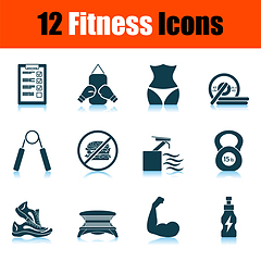 Image showing Fitness Icon Set