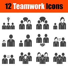 Image showing Teamwork Icon Set