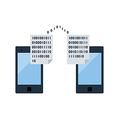 Image showing Exchanging Data Icon