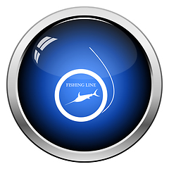 Image showing Icon Of Fishing Line