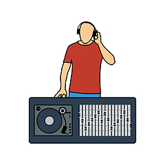 Image showing DJ icon