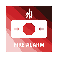 Image showing Fire alarm icon