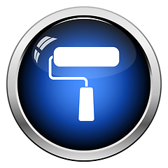 Image showing Icon Of Construction Paint Brushes