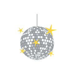 Image showing Night clubs disco sphere icon