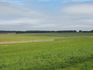 Image showing English country panorama in Salisbury