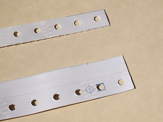 Image showing Perforated paper strips