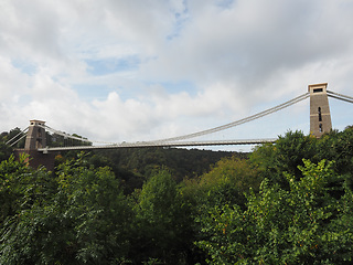 Image showing Clifton Suspension Bridge in Bristol