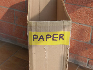 Image showing Waste container for paper