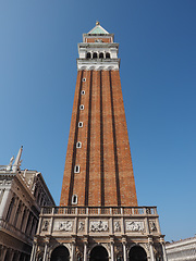 Image showing St Mark campanile in Venice