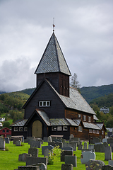 Image showing Roldal Stave Church, Sogn og Fjordane, Norway