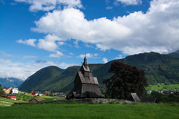 Image showing Hopperstad Stave Church, Sogn og Fjordane, Norway