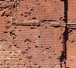 Image showing old damaged wall