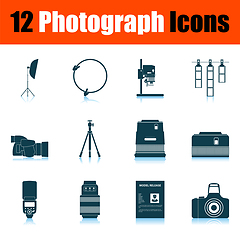 Image showing Photograph Icon Set