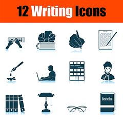 Image showing Writing Icon Set