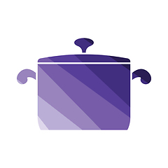 Image showing Kitchen pan icon