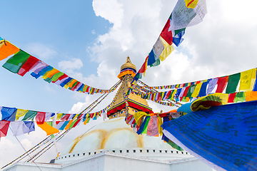 Image showing Boudhanath Stupa in Kathmandu, Nepal