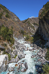 Image showing Rocky River or stream in the Himalayas