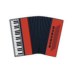 Image showing Accordion icon