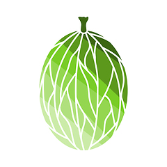 Image showing Icon Of Gooseberry