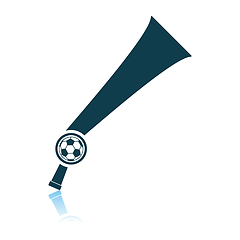 Image showing Football Fans Wind Horn Toy Icon