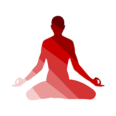 Image showing Lotus Pose Icon