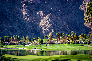 Image showing golf course, Palm Springs, California