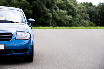 Image showing sports car blue