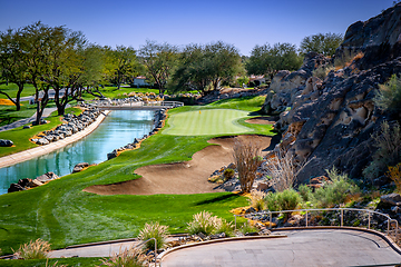 Image showing golf course, Palm Springs, California