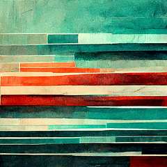 Image showing Artistic abstract artwork, textures lines stripe pattern design.