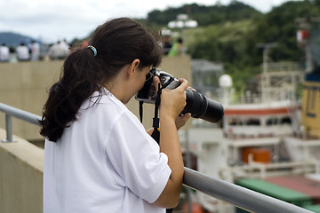 Image showing photographer