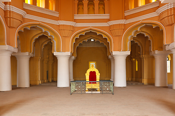 Image showing Tirumalai Nayal Palace. Madurai, Tamil Nadu, India