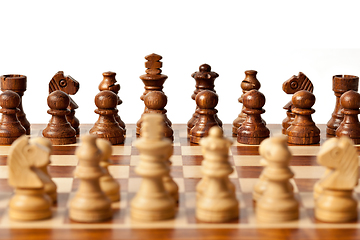 Image showing Chess - beginning of game