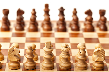 Image showing Chess - beginning of game