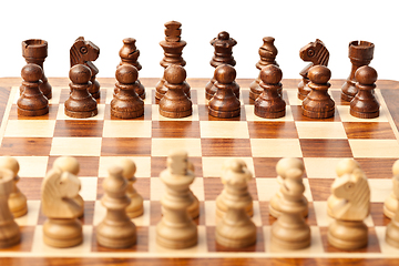 Image showing Chess - beginning of game