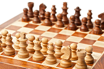 Image showing Chess - beginning of game