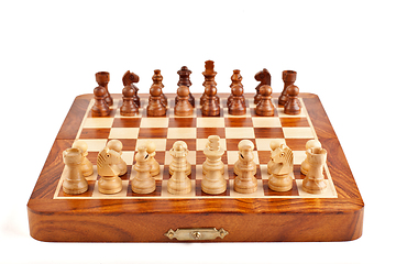 Image showing Chess on chessboard