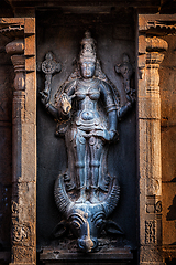 Image showing Hindu goddess Durga Mahisaurmardini image