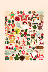 Image showing  Eco Friendly Christmas Symbols and Decorations