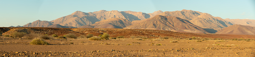 Image showing Brandberg Mountain in Namibia, Africa wilderness