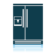 Image showing Wide Refrigerator Icon