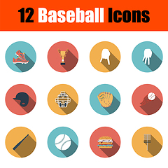 Image showing Baseball Icon Set