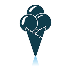 Image showing Ice-cream Cone Icon