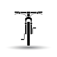 Image showing Bike icon front view