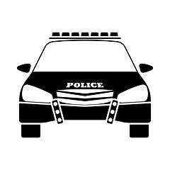 Image showing Police Icon Front View