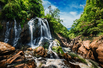 Image showing Cat-Cat waterfall, Vietnam