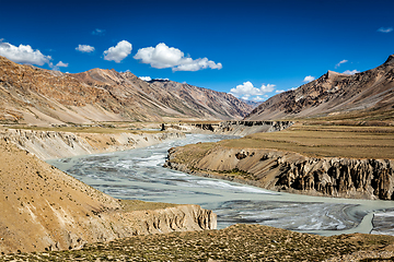 Image showing Himalayan landscape in Himalayas