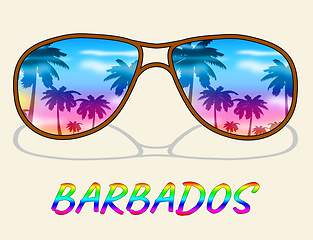 Image showing Barbados Vacation Indicates Caribbean Holiday And Vacations