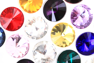 Image showing color diamonds texture