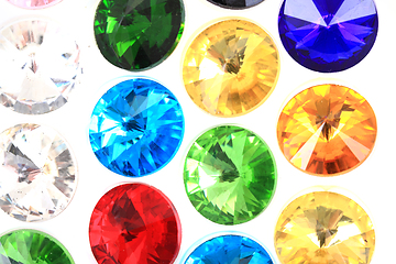 Image showing color diamonds texture